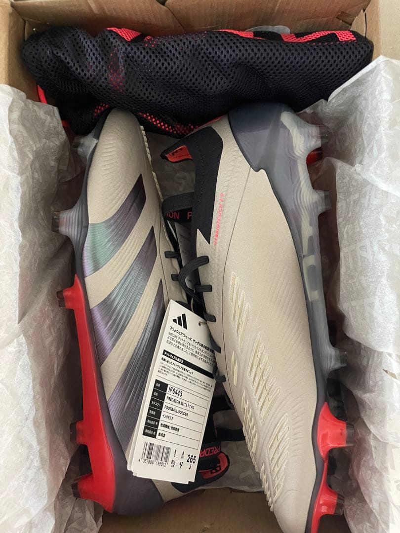 【本日限定金額❗️】Adidas プレデター ELITE FT FG 26.5cm