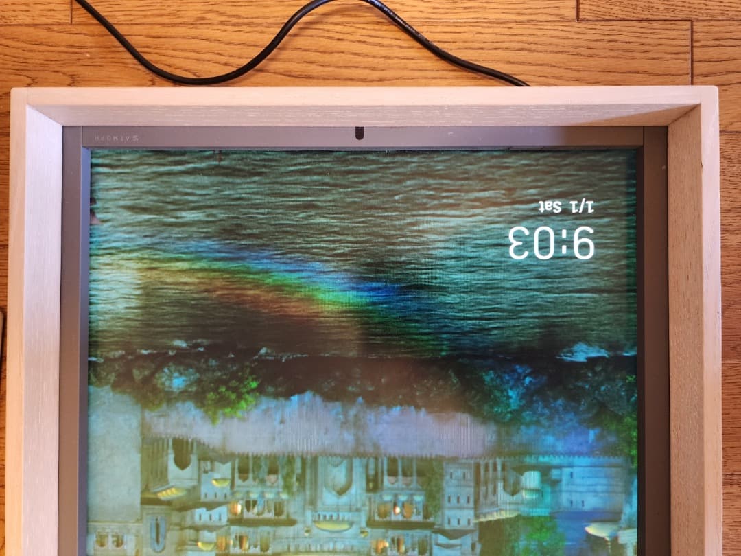 Atmoph Window 2 アトモフ ディズニー カリモク製の高級フレーム