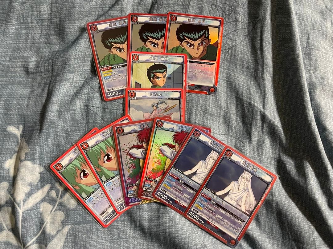 ユニオンアリーナ赤幽白 蔵馬飛影デッキ パラレルユニチケ プロモ入り