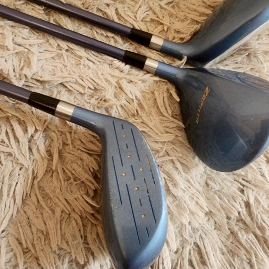 【良品】ミズノ レディース クラブセット 9本 Mizuno ZEPHYR《L》