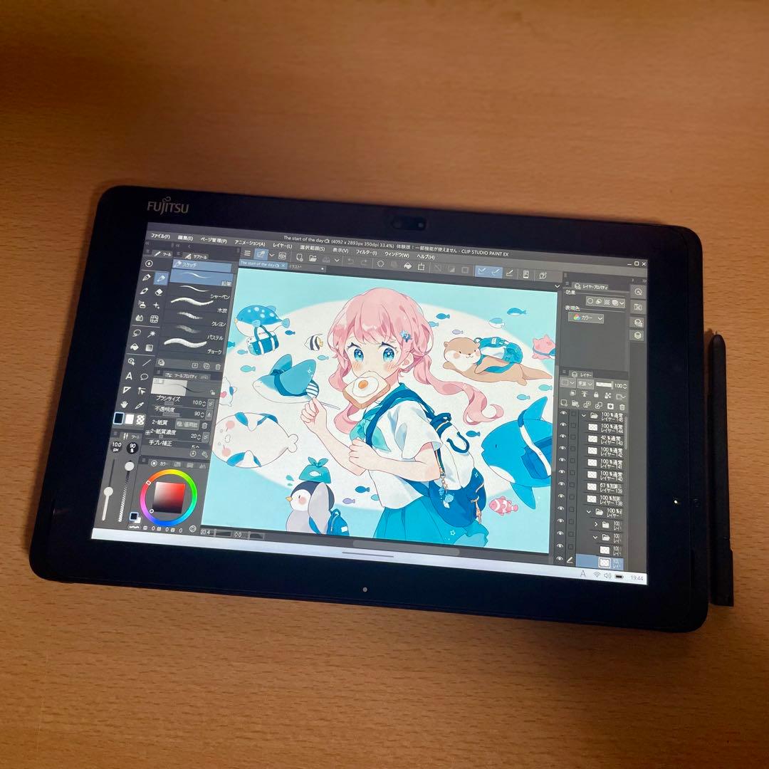 ◇特価! 富士通 ワコム 筆圧2048段階 お絵描きタブレット - メルカリ