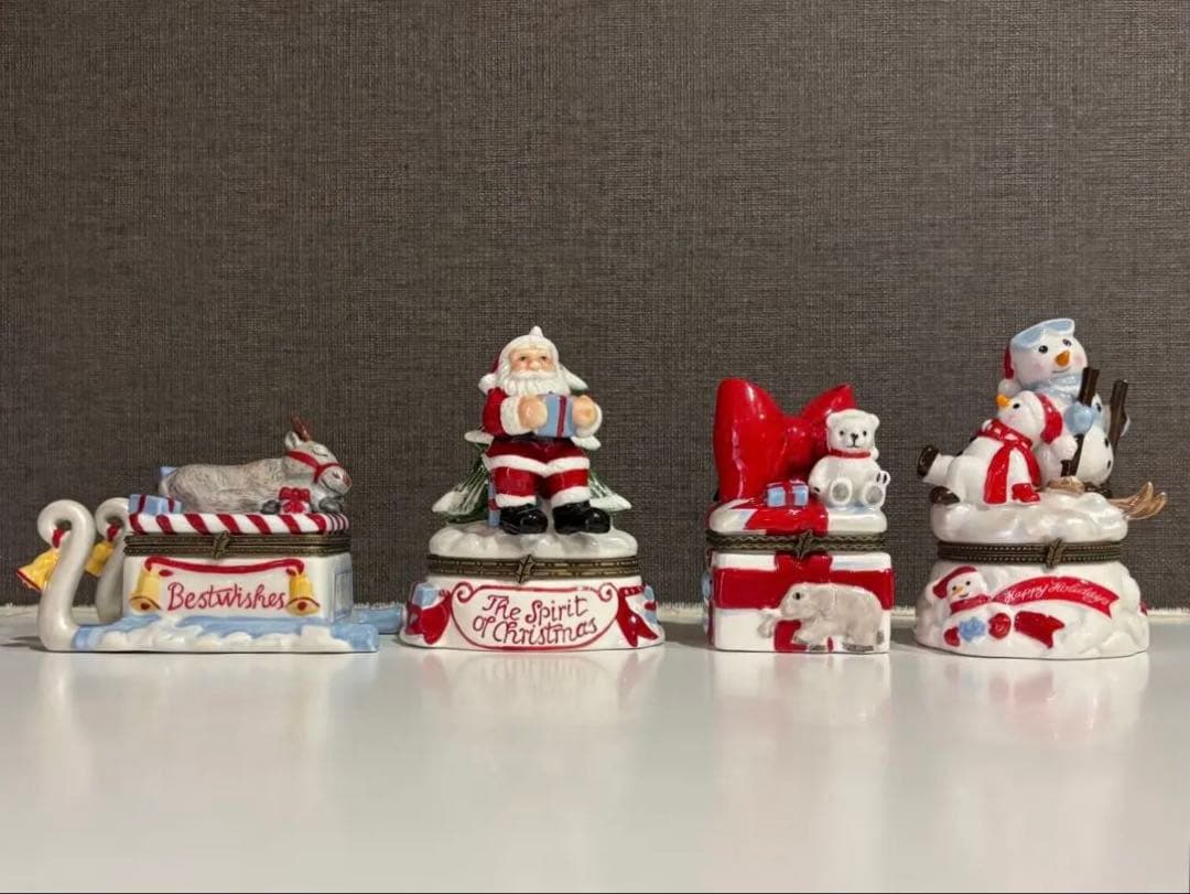 Villeroy & Bochビレロイ&ボッホ クリスマスヒンジボックス4点 - メルカリ