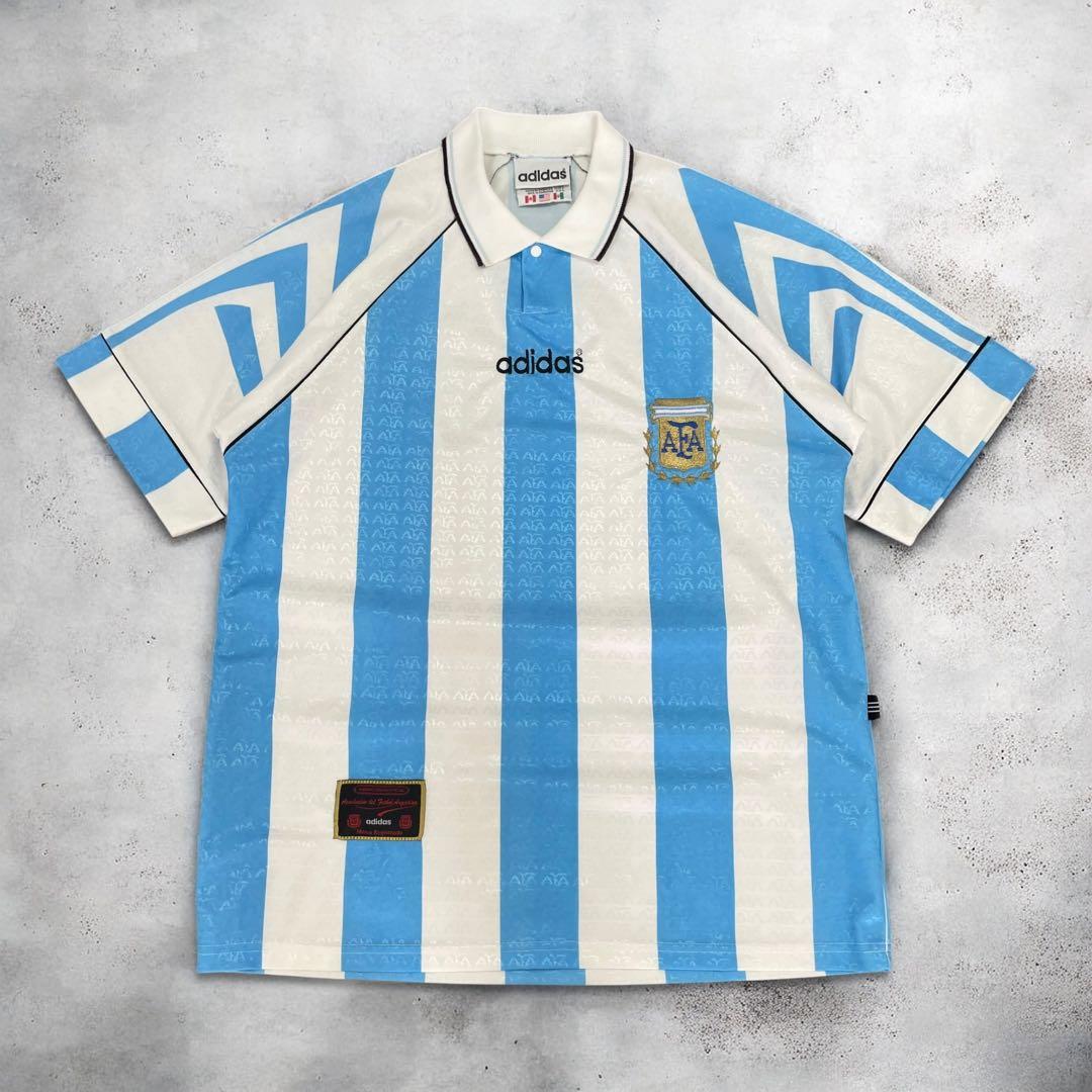 【希少】96/97 アルゼンチン代表 ユニフォーム ホーム adidas 受注販売】Adidas 24-25アルゼンチン代表 ホームユニフォーム