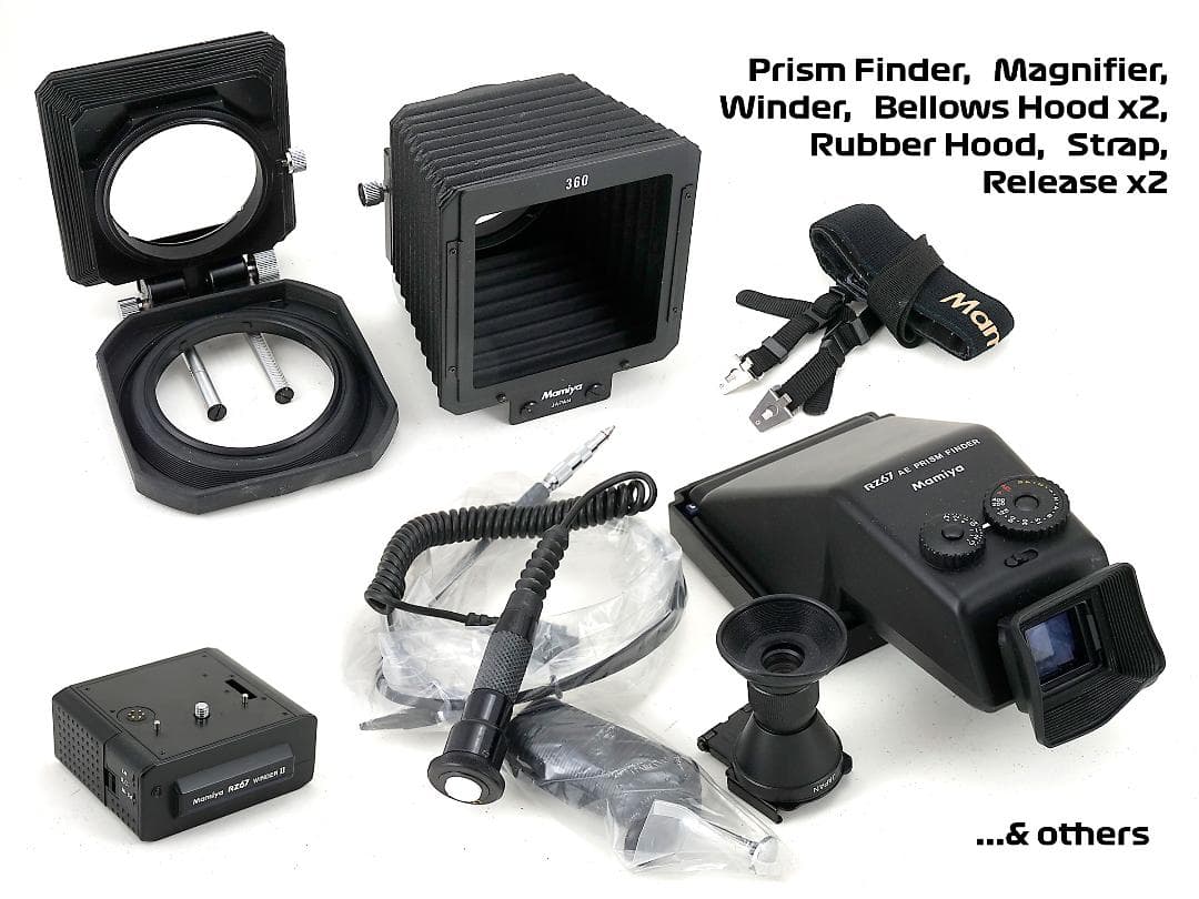 マミヤ RZ67 Pro II フルセット / ボディ2台レンズ5本他 おまけ付