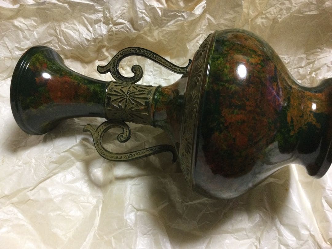 純銅製 花瓶 作者・製作元不明 - メルカリ