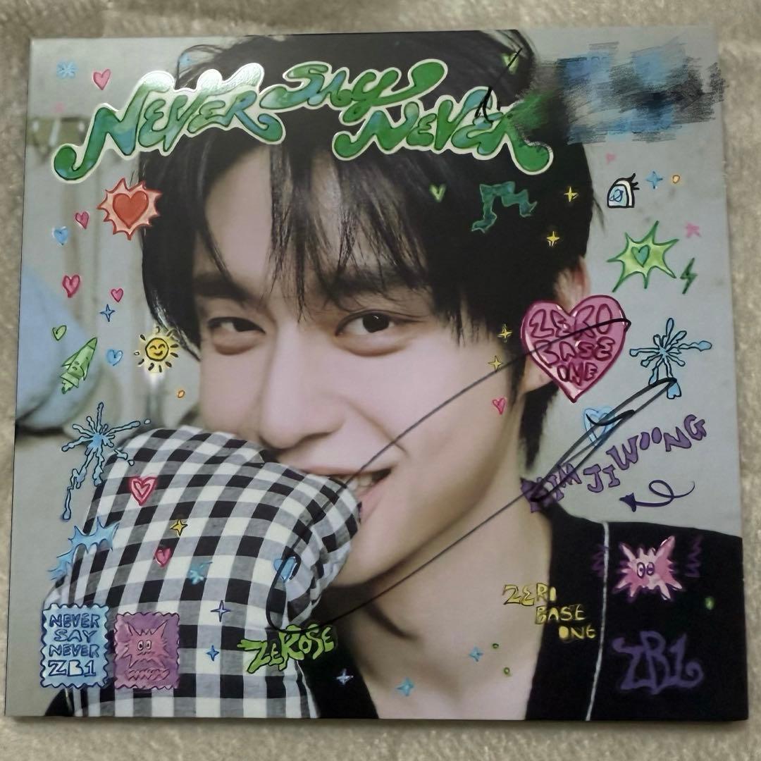 ZEROBASEONE ゼベワン ジウン 直筆サイン アルバム - メルカリ