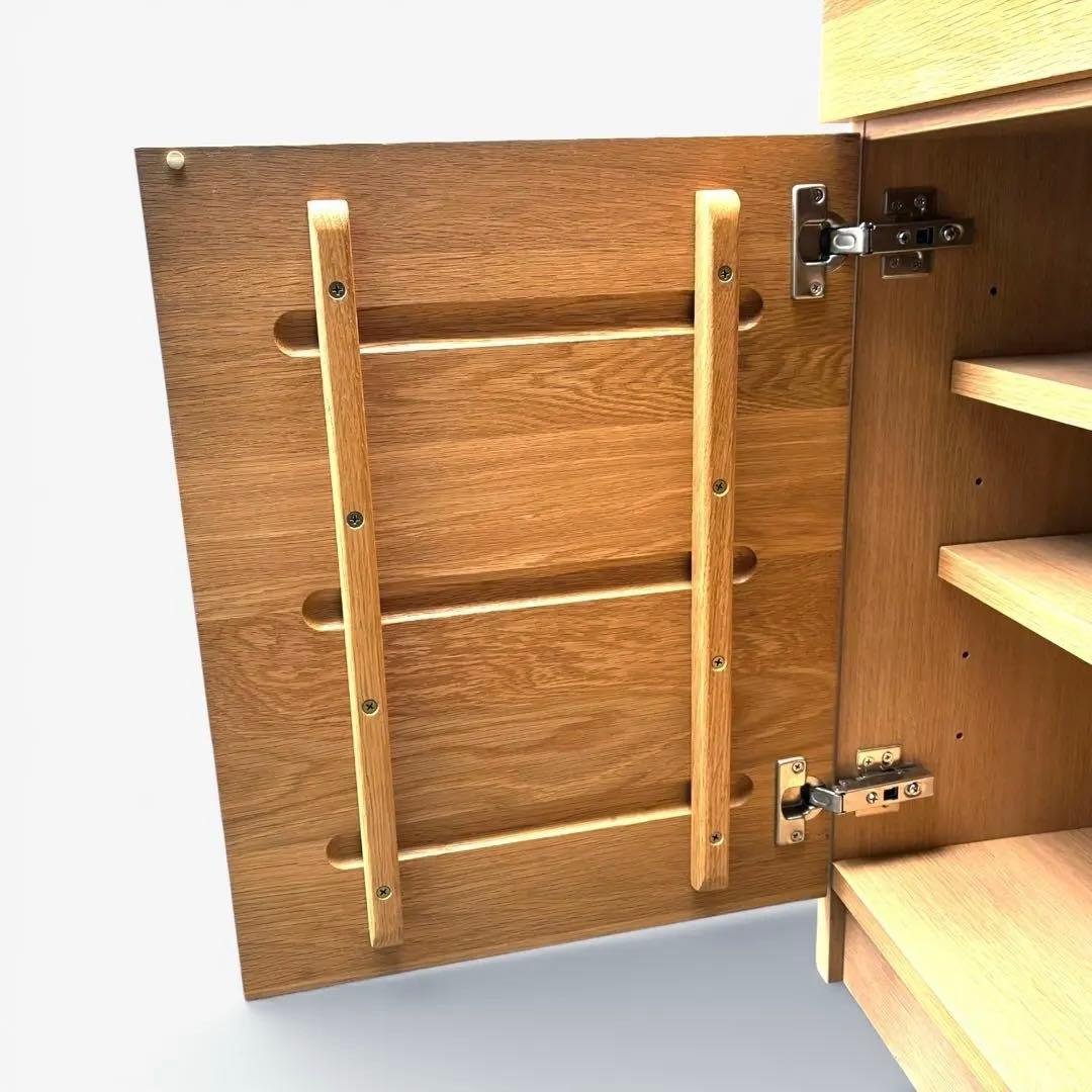 廃盤・希少】unico ウニコ HUTTE キッチンカウンターS 無垢材使用