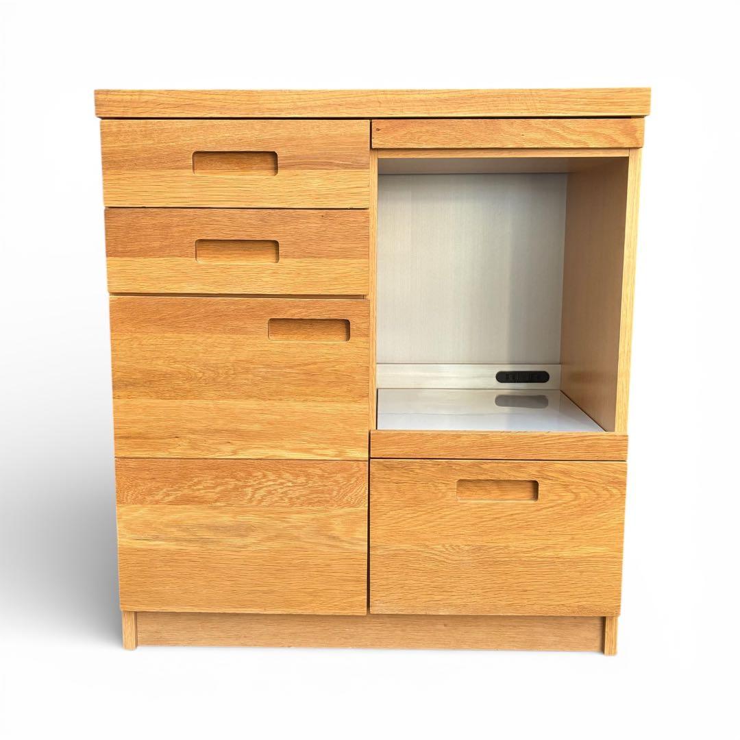 廃盤・希少】unico ウニコ HUTTE キッチンカウンターS 無垢材使用