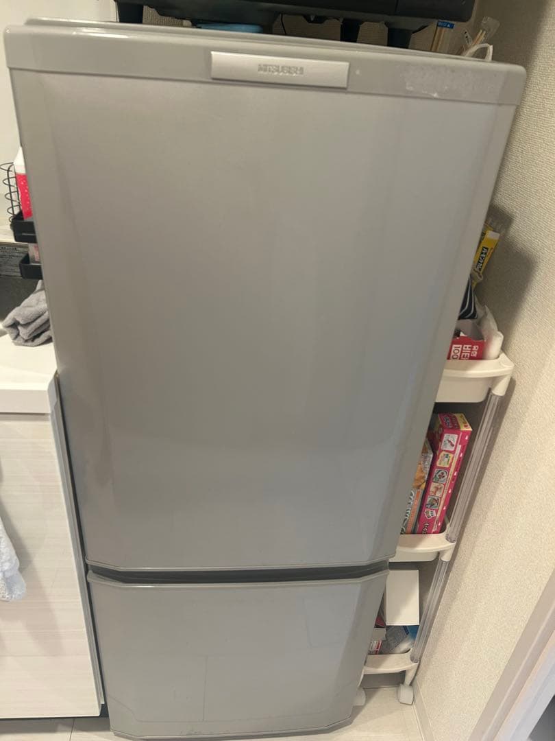 MITSUBISHI シルバー 2ドア冷蔵庫 4573637016790.jpg