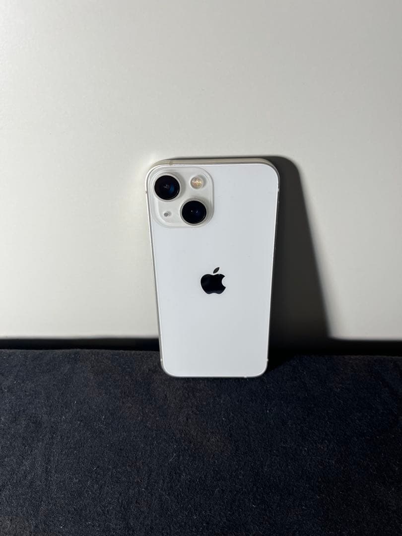 iPhone 13 mini ホワイト 本体のみ 傷なし 美品 動作確認済み ムスビー｜iPhone 13 Mini 128GB 純正品【iPhone13 mini SoftBank