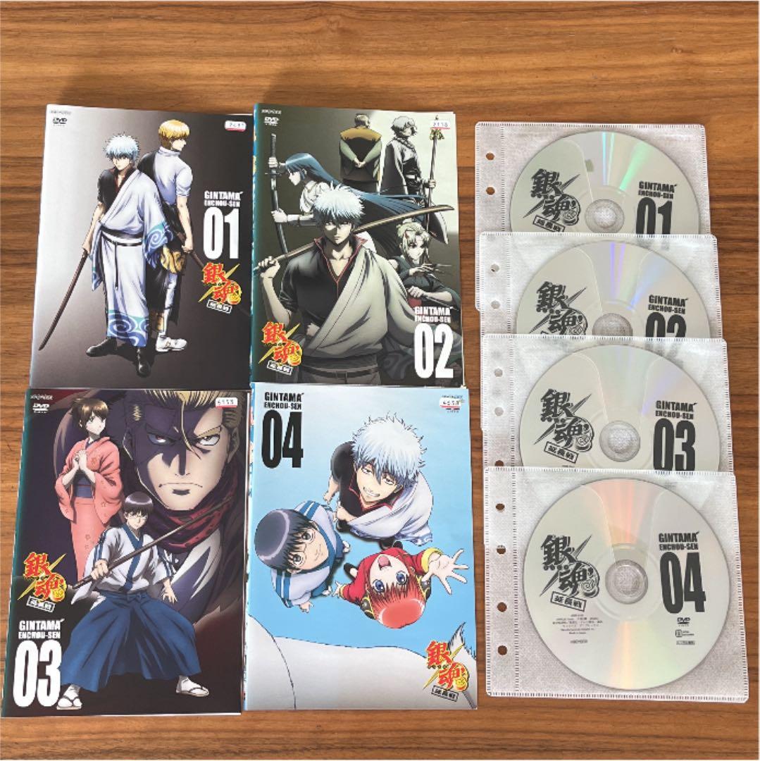 銀魂´ 延長戦 全4巻 DVD 全巻セット - メルカリ