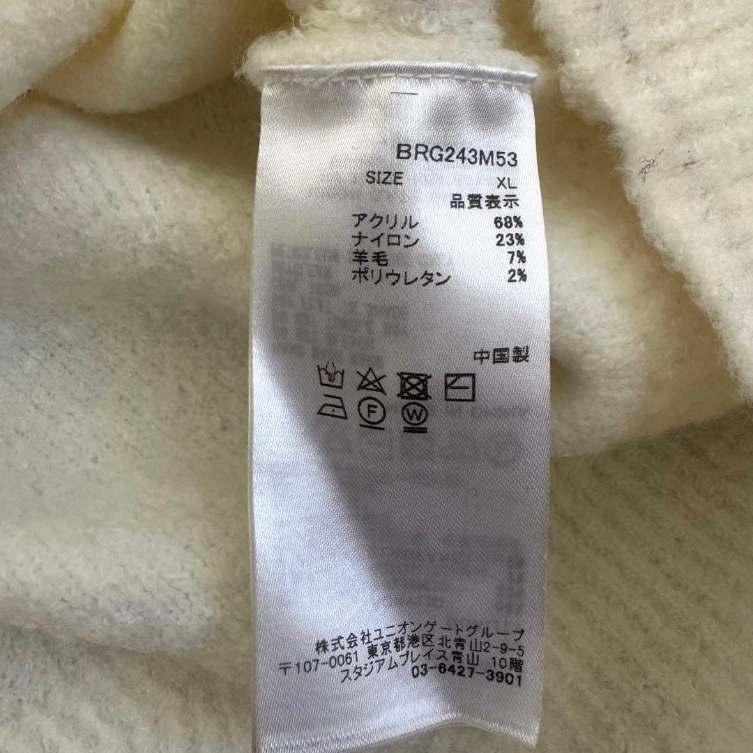 ☆2024AW☆美品☆ブリーフィング タートルネックセーター ニットXL