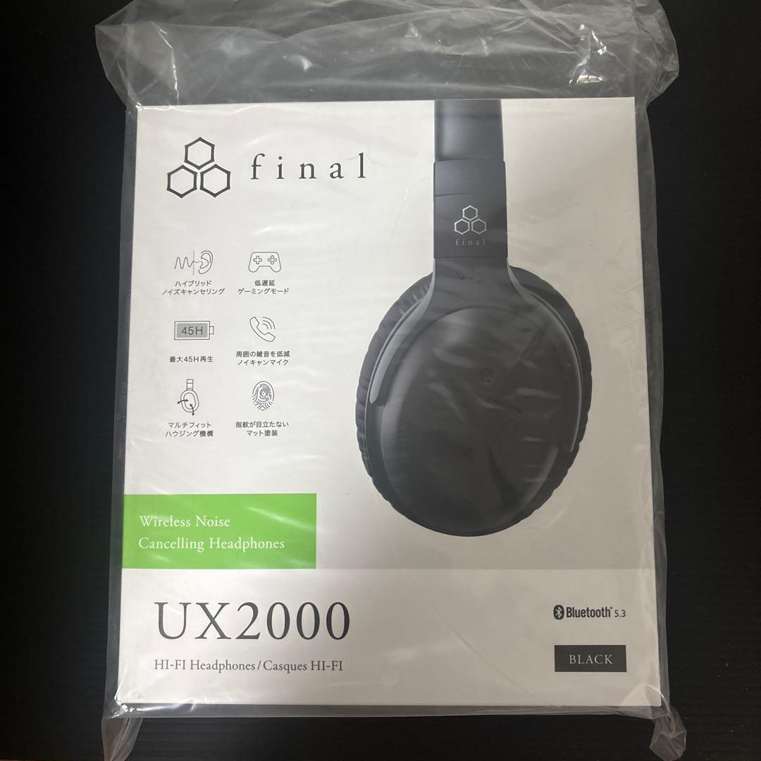 final UX2000 ブラック - メルカリ