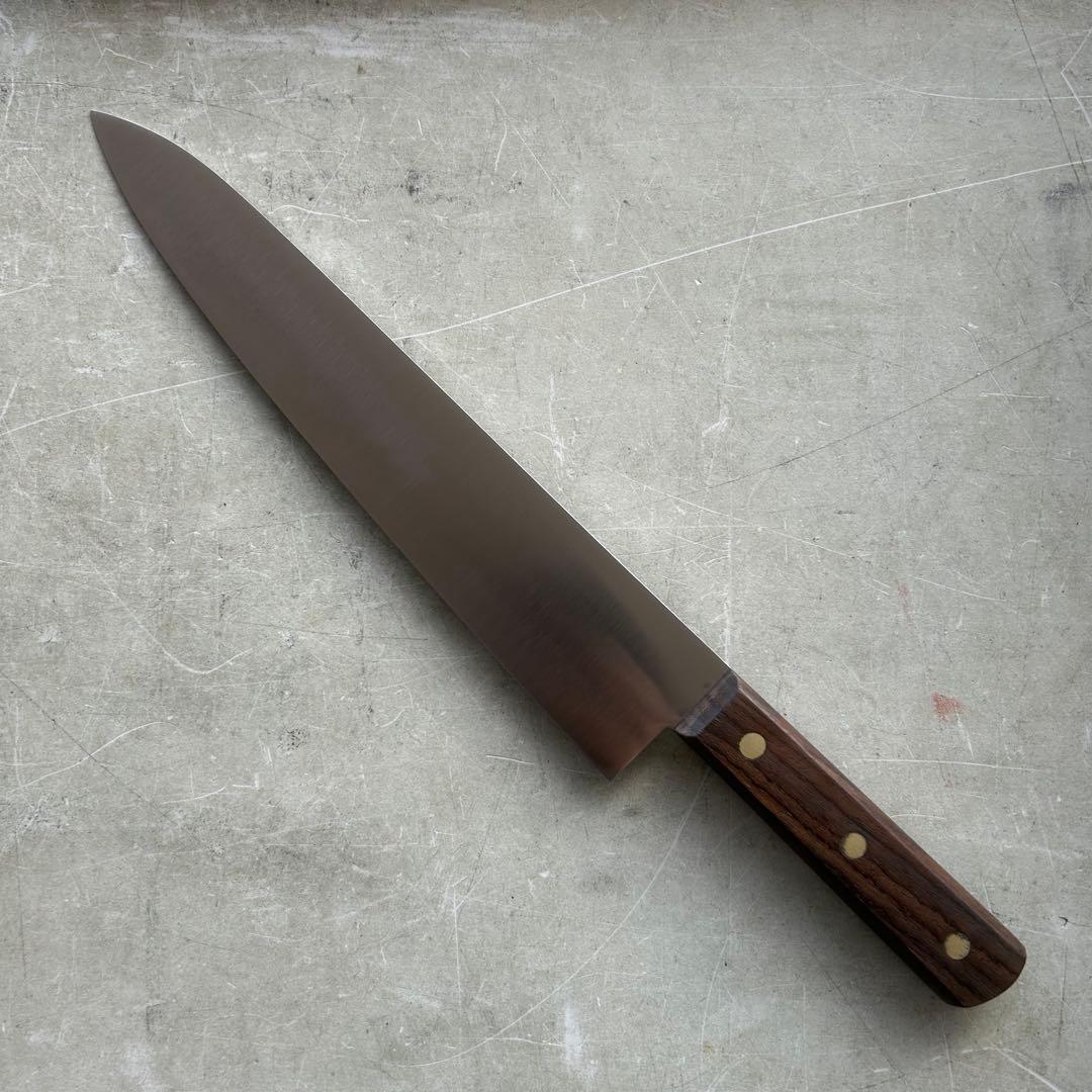 そのだ ヨウスケ様専用 正広別作 日本鋼 牛刀 270mm 中古 研ぎ直し済み