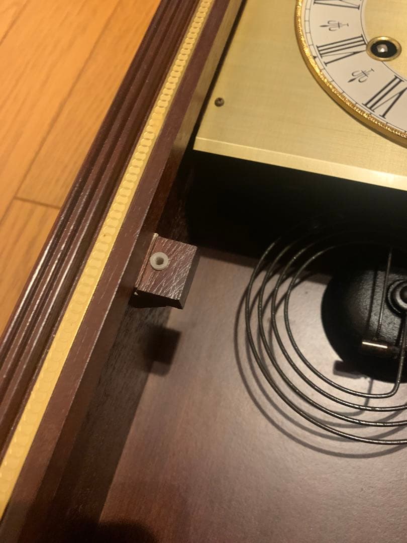 中古Aichi Tokei spanish vela振り子時計 ゼンマイ式柱時計 - メルカリ