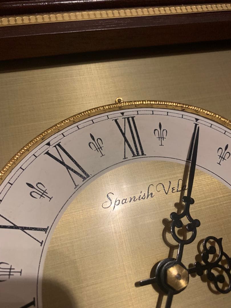 中古Aichi Tokei spanish vela振り子時計 ゼンマイ式柱時計 - メルカリ