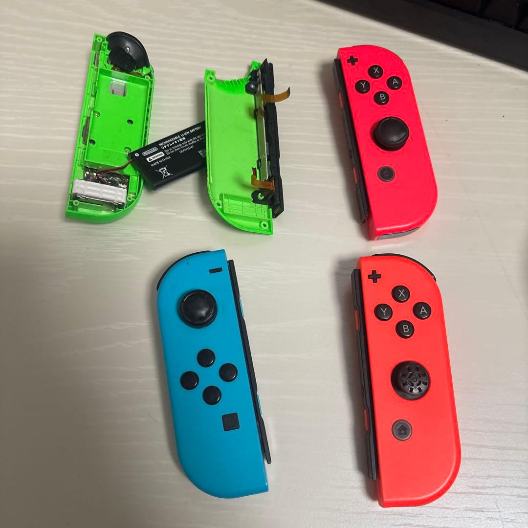 Nintendo Switch ジョイコン 4色セット ジャンク品 - メルカリ