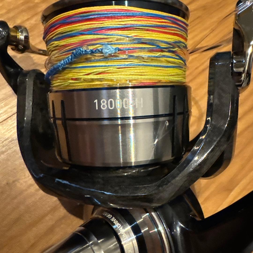 LUKEVI-ダイワセルテート18000H スピニングリール 多色ライン