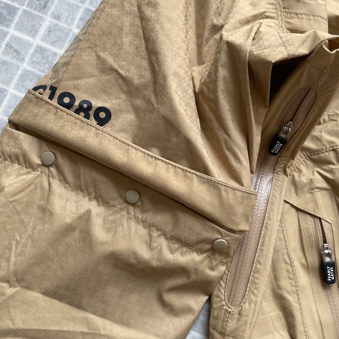 ゆか様】PEARLY GATES パーリーゲイツレインウエアブルゾンベージュ1