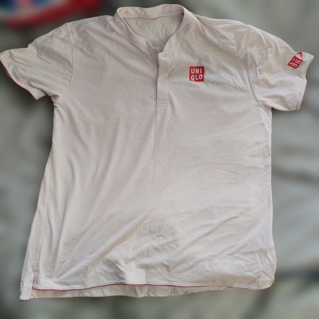 ロジャーフェデラー着用 UNIQLO ホワイト ポロシャツ ユニクロ、全7アイテム「ロジャー・フェデラー」コラボ発売。日常使い