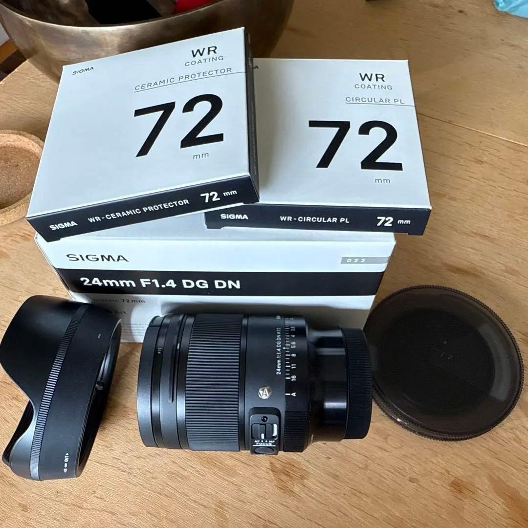 シグマ24mm F1.4 DG DN Lマウント　プロテクター、CPL、3点 Amazon.co.jp: シグマ(Sigma) レンズ 24mm F1.4 DG DN Lマウント 単