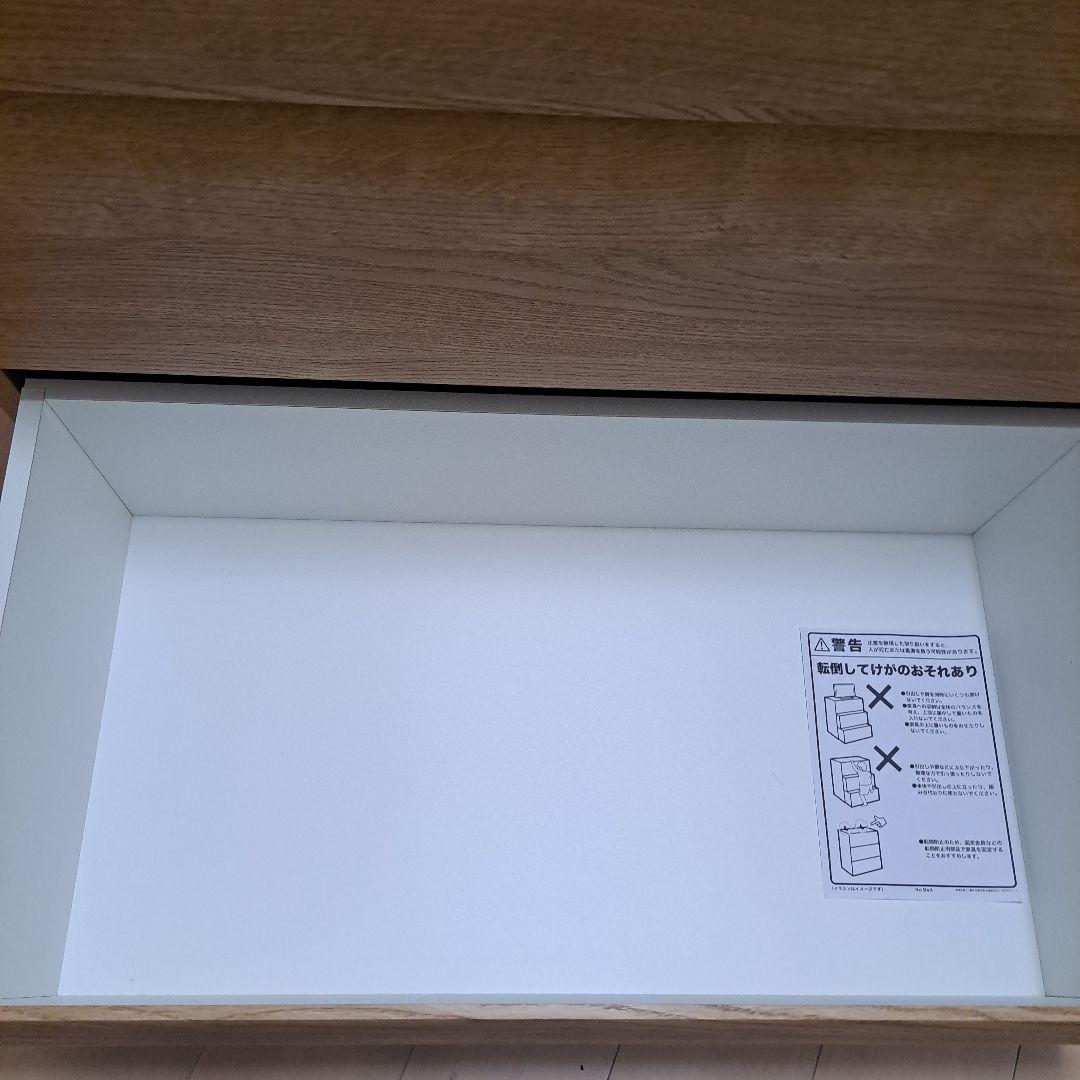 ニトリ 5段ローチェスト ライトブラウン - メルカリ