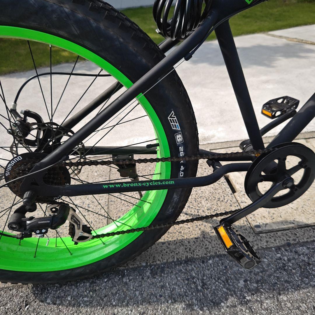 BRONX 4.0DD Matte Black/Lime 26インチ