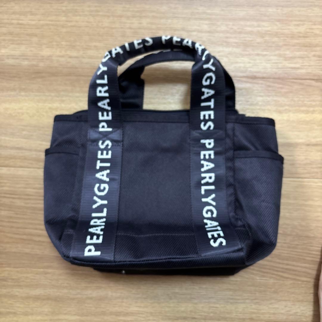 PEARLY GATES ブラック トートバッグ - メルカリ