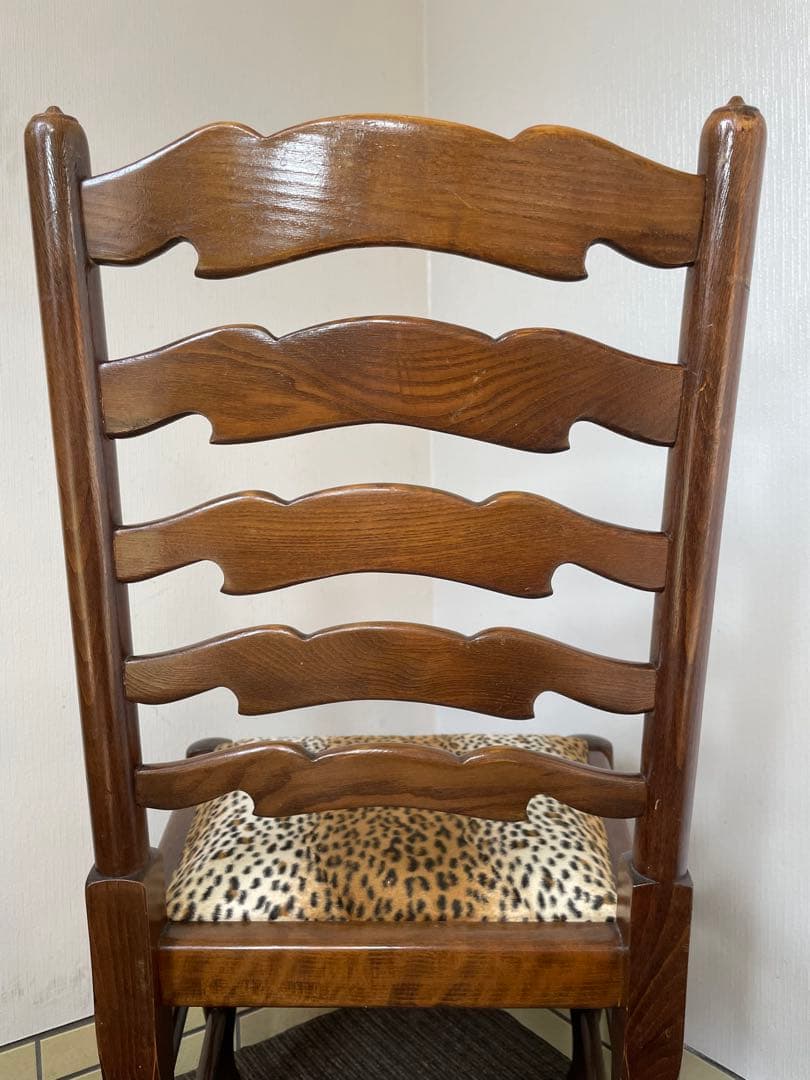 アンティークチェア ハイバック ダイニングチェア ボールアンドクロウ