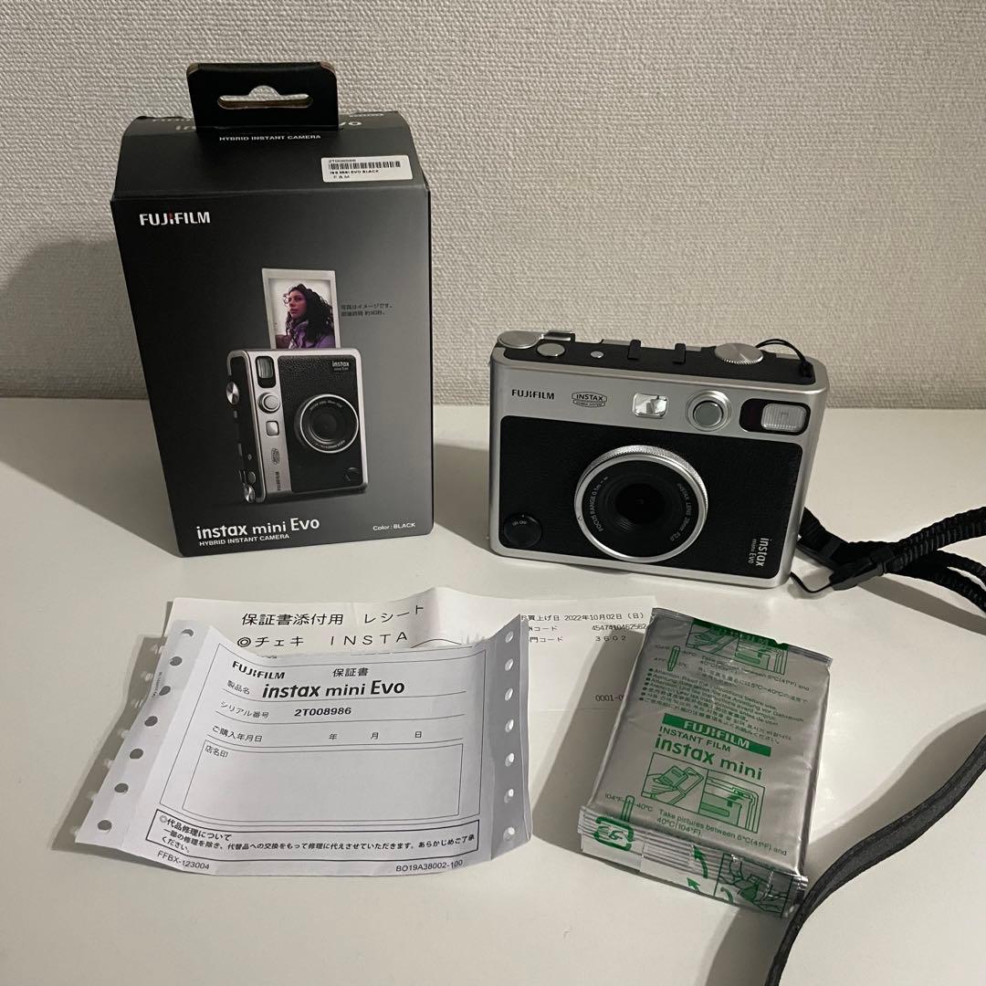 instax mini Evo本体 チェキ & フィルム セット 楽天市場】［ギフトBOX仕様5点セット］ instax mini Evo チェキカメラ