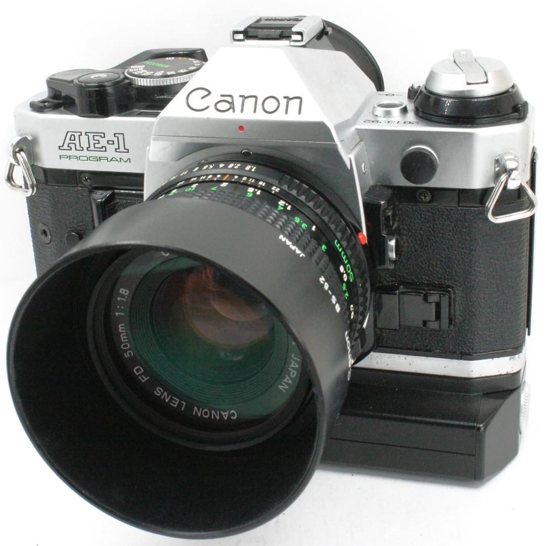 整備済】Canon AE-1 Program NFD 50mm f1.8 ｜04 Canon AE-1 Program with nFD 50mm f1.8 Стан: 9.4 з 10 Комплект
