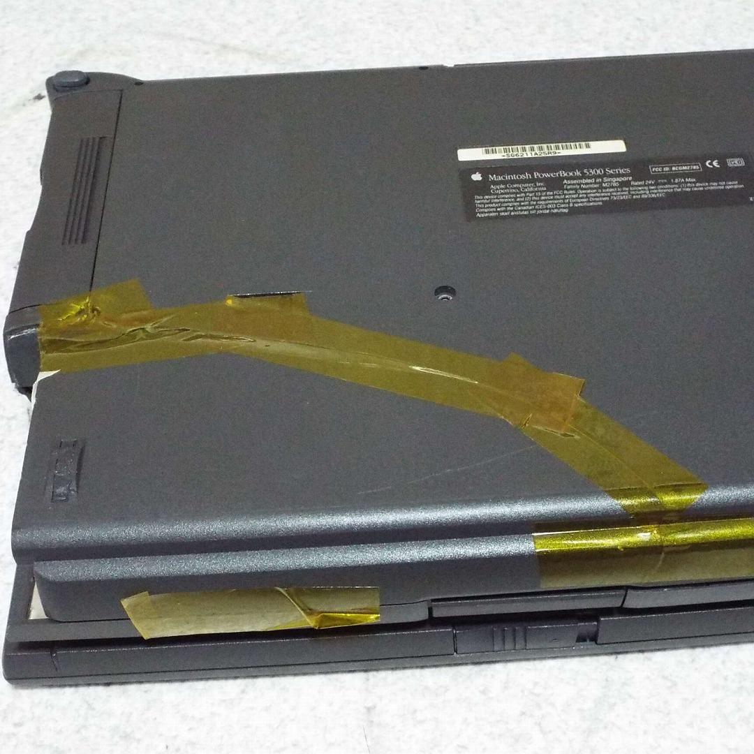 最近不動_ヒンジ崩壊_CF起動_ PowerBook 5300Ce_付属品多数 - メルカリ