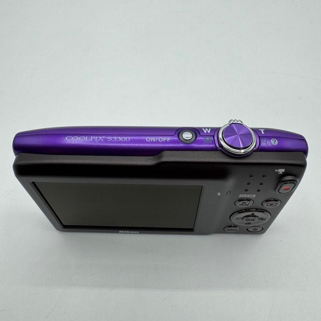 Nikon COOLPIX S3300 パープル コンパクトデジタルカメラ - メルカリ