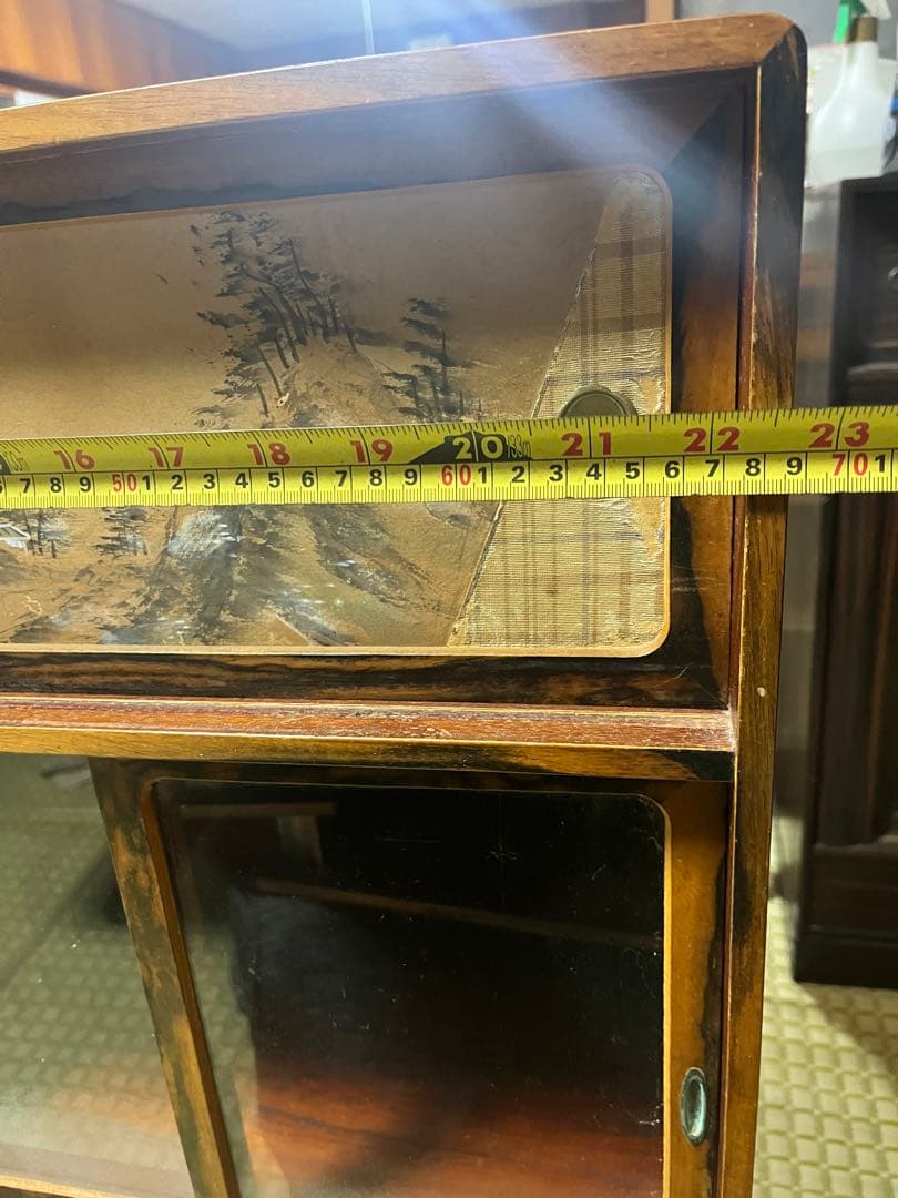 黒柿張り 茶箪笥 骨董品 超希少 欅と黒柿造り 高級 ヴィンテージ