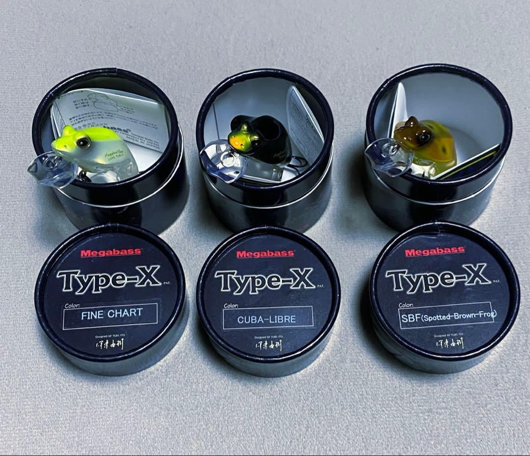 希少廃盤ルアー！メガバスType-X ルアー 3個セットの通販はau PAY