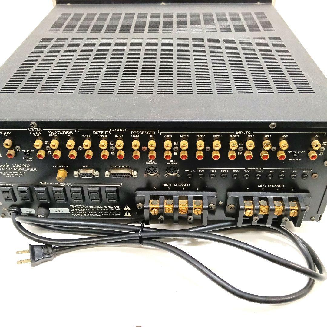 Macintosh MA6800 INTEGRATED AMPLIFIER - メルカリ