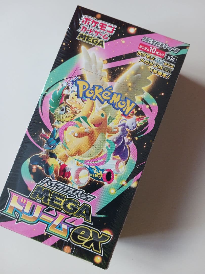 メガドリームEXシュリンクつき新品、未開封 MEGAドリームex 新品未開封 シュリンク付き BOX ポケモンカード