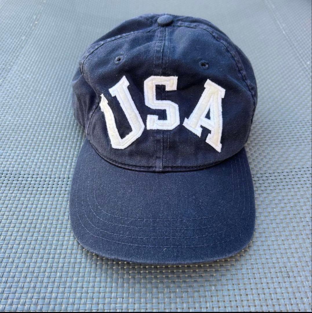 90s USA製 Polo Ralph Lauren キャップ 星条旗 刺繍 - メルカリ