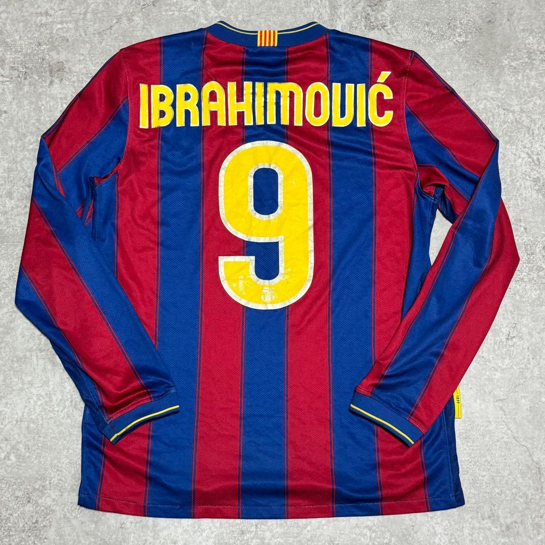 バルセロナ 09/10 #9 イブラヒモビッチ 長袖 ユニフォーム - メルカリ