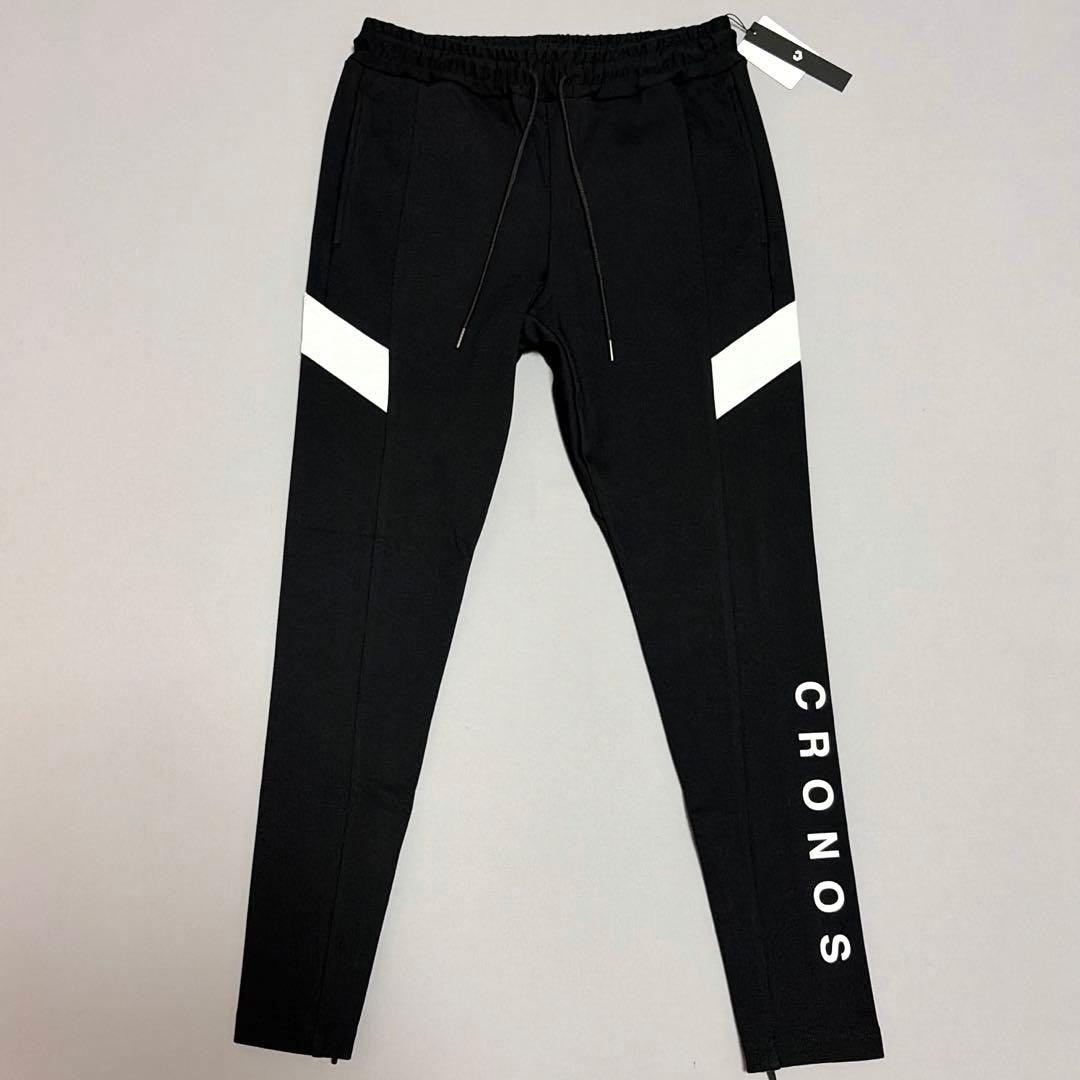 クロノス CRONOS ブラック ジョガーパンツ S - メルカリ