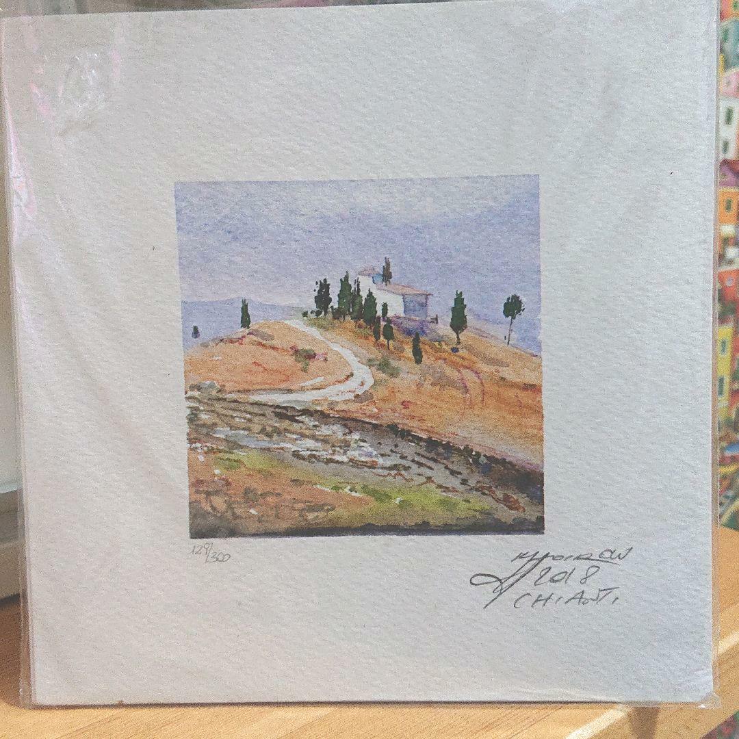 イタリア トスカーナ州 キャンティ地方で購入した絵画 129/300