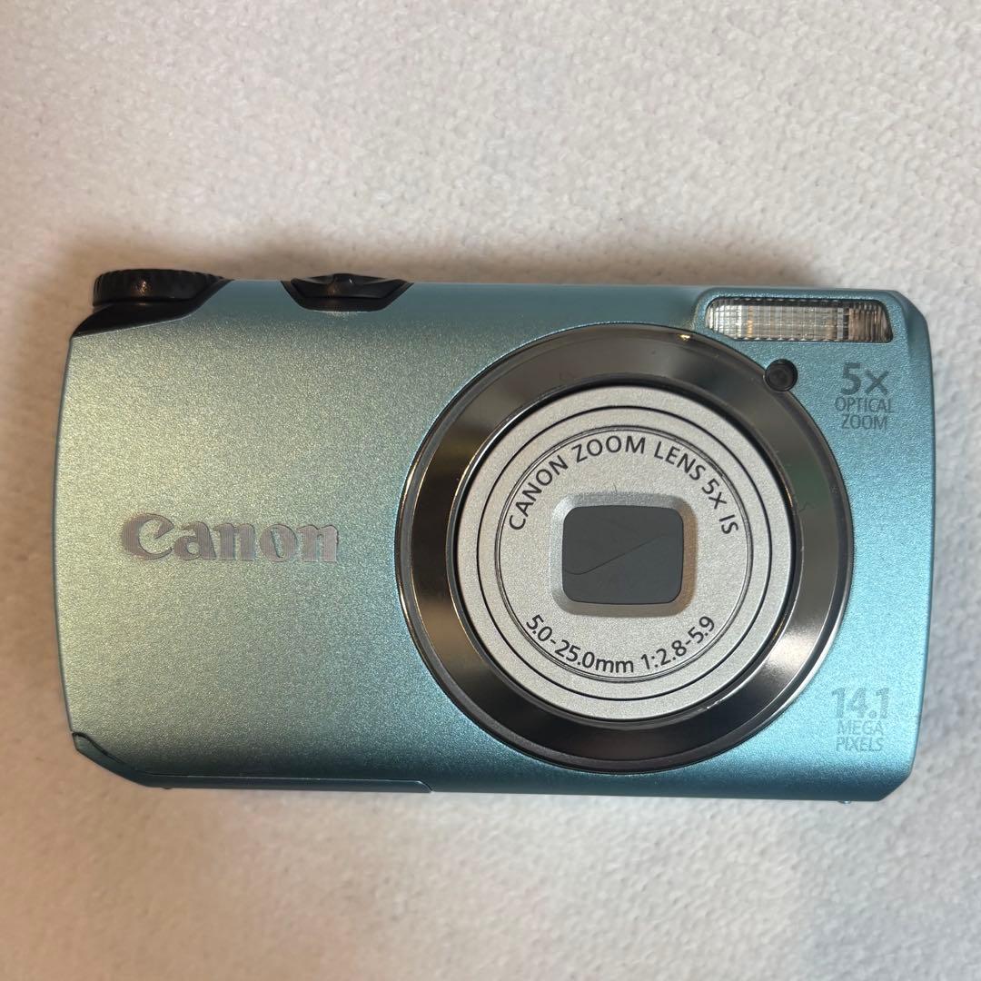 超希少‼️ Canon PowerShot A3200 IS ブルー（水色） デジタルカメラ