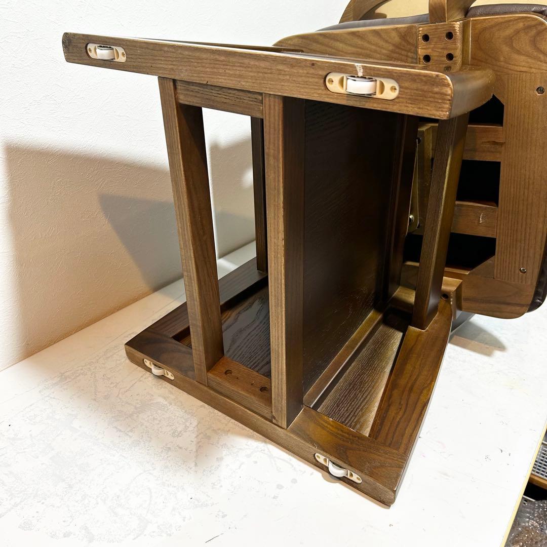 朝日木工 肘掛け付き回転椅子 【亜彩】 - メルカリ