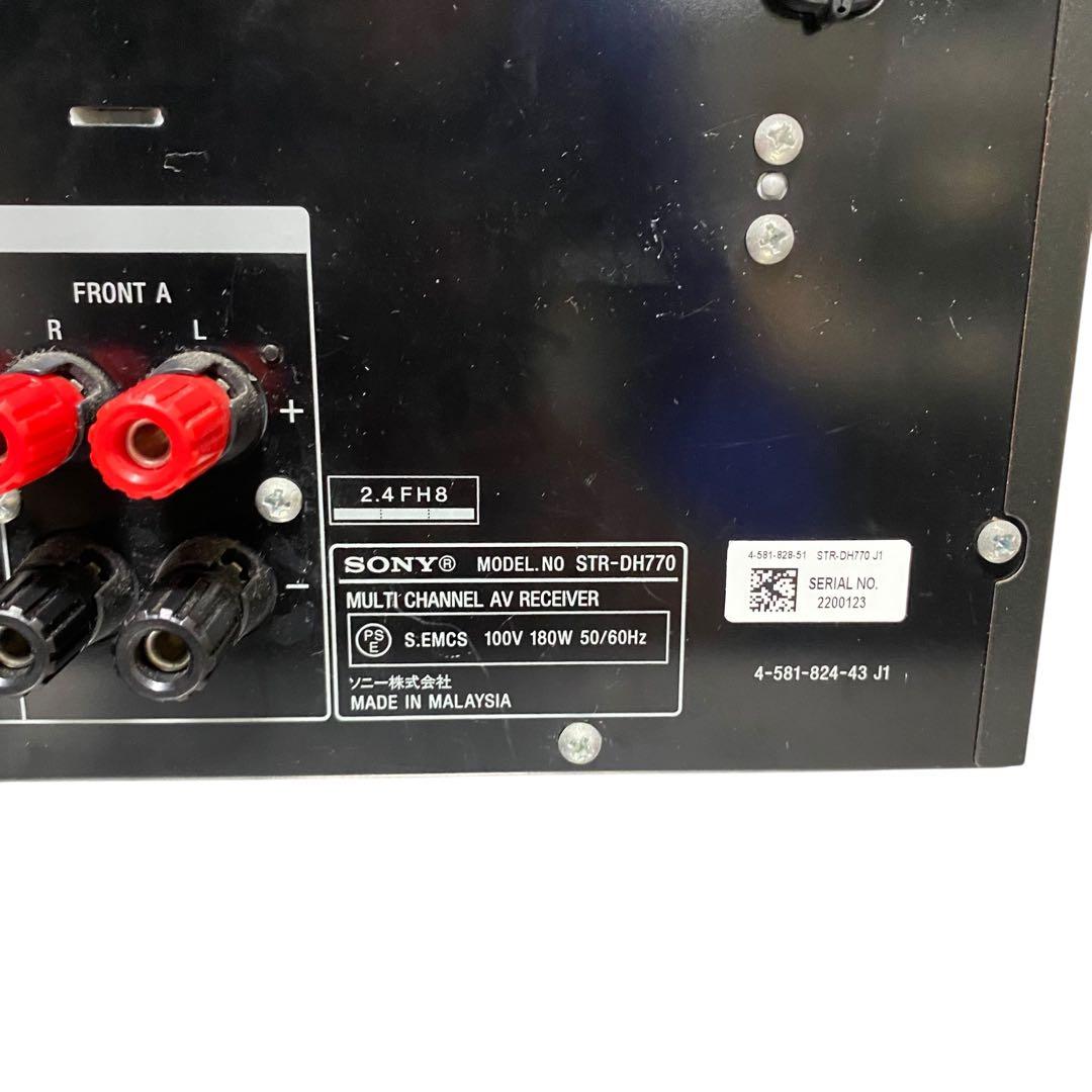ジャンク】SONY STR-DH770 AVアンプ 音響