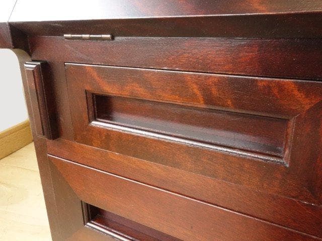 松本民芸家具 座ビューロー ライティング 座机 再塗装済 USED