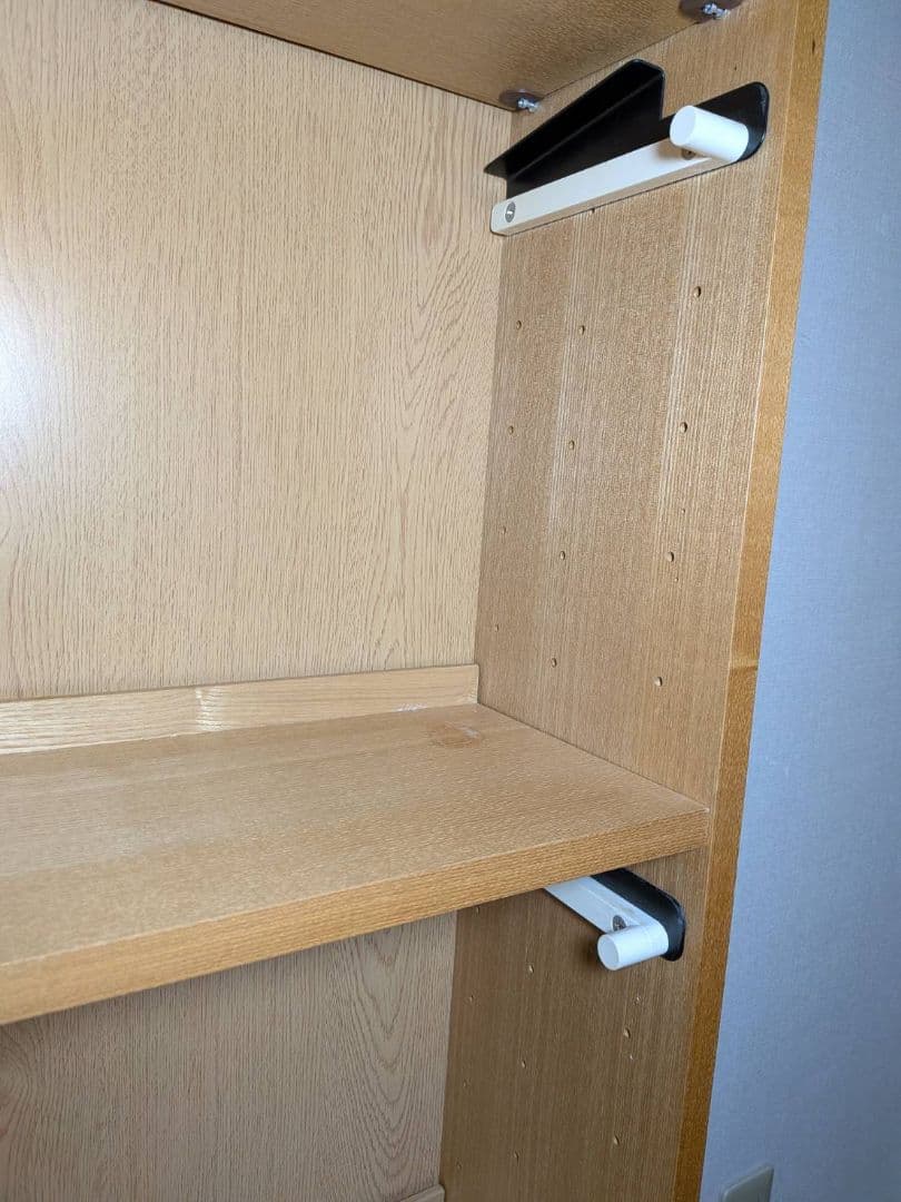 《送料込》無印 木製シェルフミドルタイプ 21 本棚廃盤 木製棚 タモ材