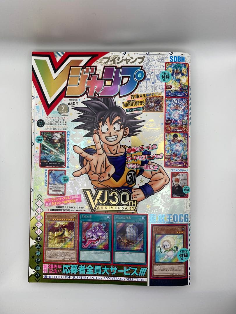 Vジャンプ 23年7月号 付録 遊戯王 ドラゴンボール ワンピースカード 未