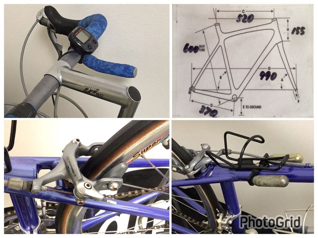 90年代当時物 トライアスリート 選手支給品 ロードバイク レース使用