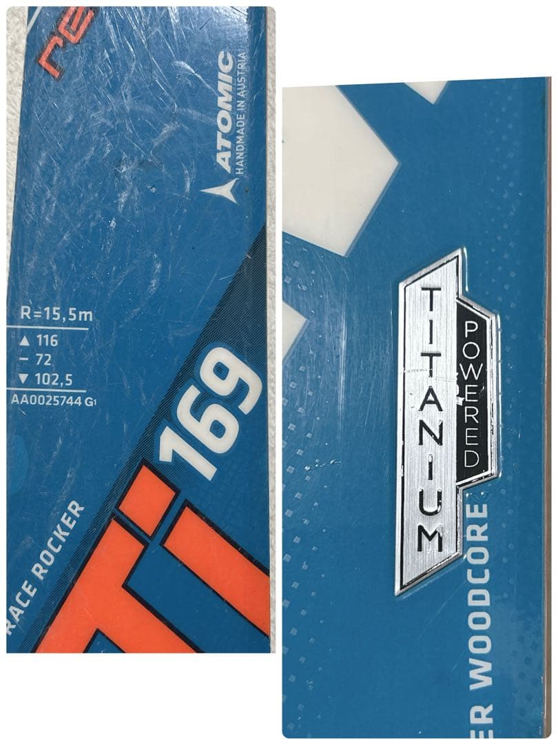 Atomic redster 169cm スキー板 バインディング 2点セット - メルカリ