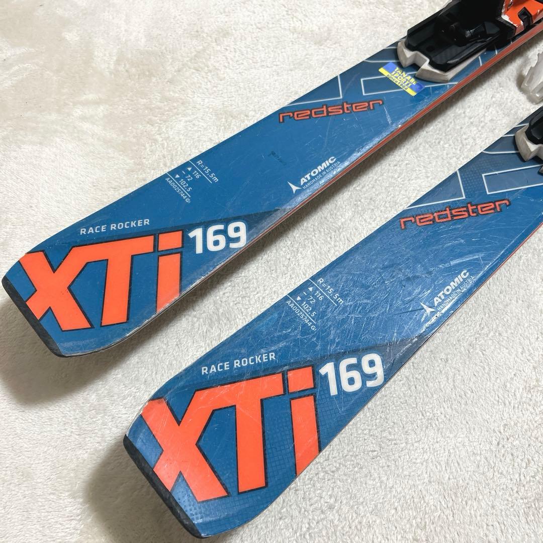 Atomic redster 169cm スキー板 バインディング 2点セット - メルカリ